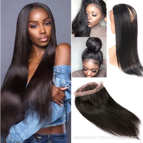 WKSwigs Afro Kinky Curly HD Lace Front Wigs Cuticle Aligned Virgin Hair Mongolian Kinky Curly 13*4 HD Lace Frontal Human Wigs